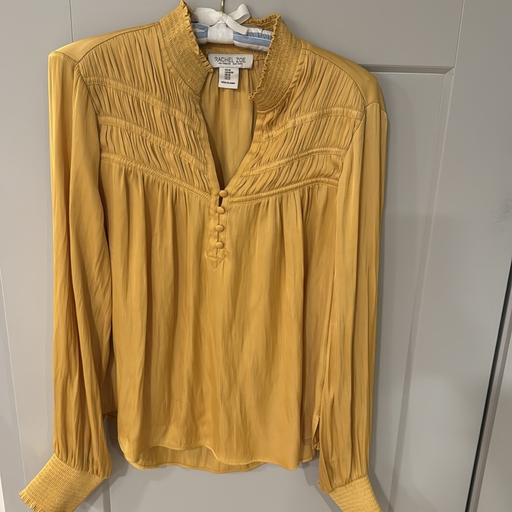 Rachel Zoe Women's Yellow Blouse